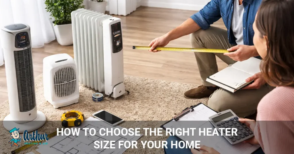 choosing the right heater size