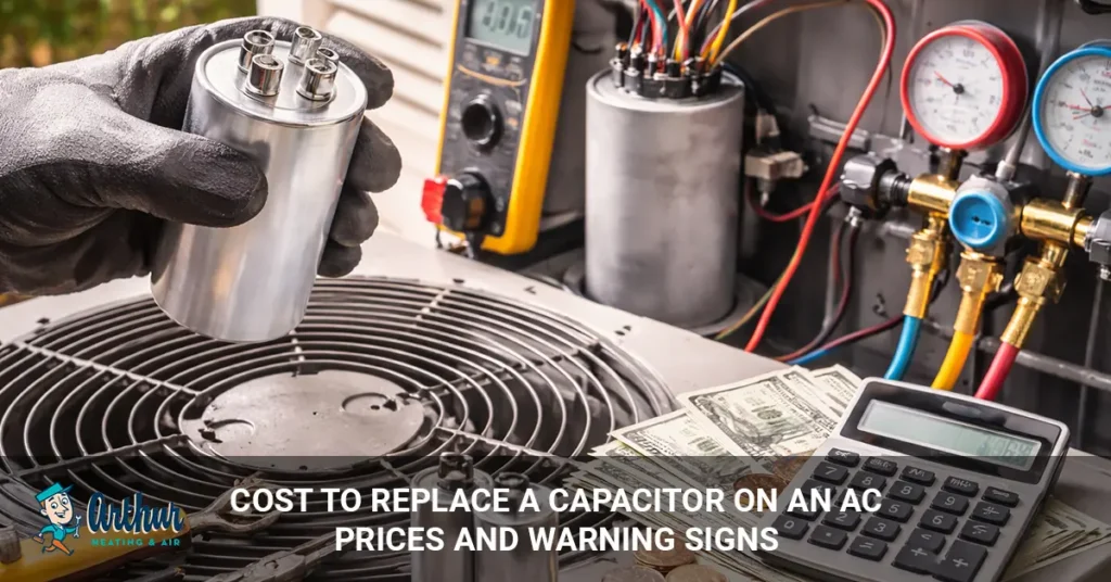 cost to replace a capacitor on ac