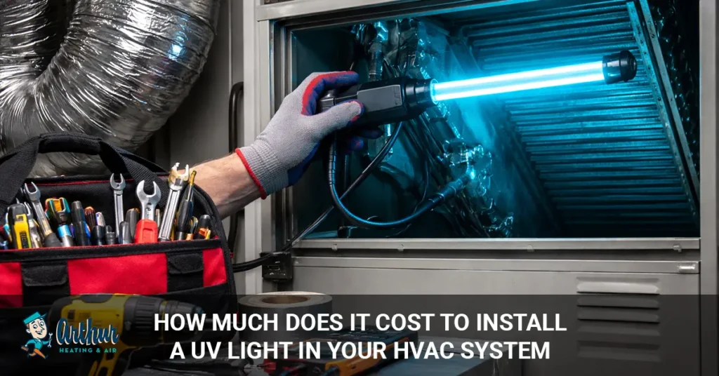 Cost to install UV light in HVAC system
