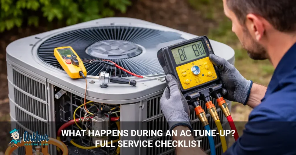What happens during an AC tune-up