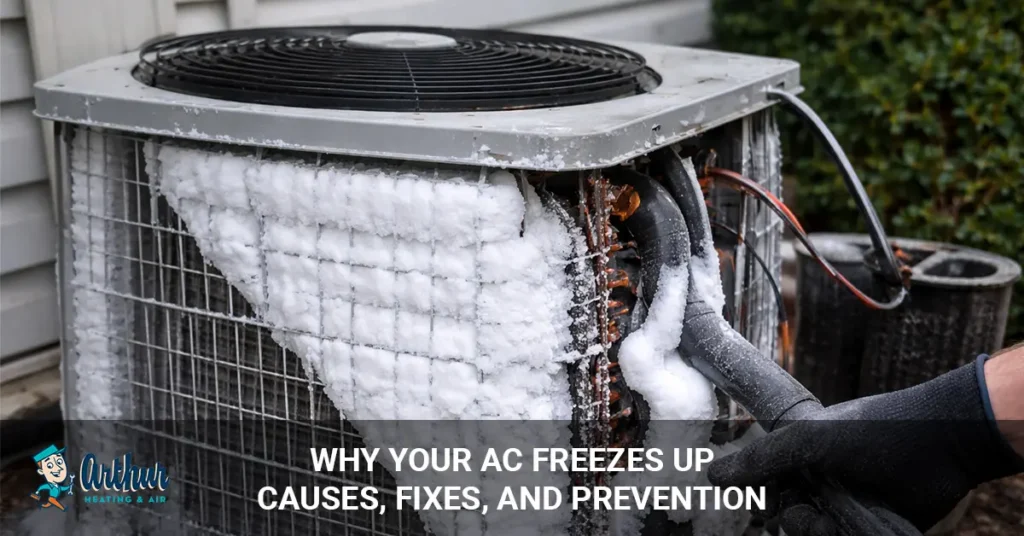 AC freezes up