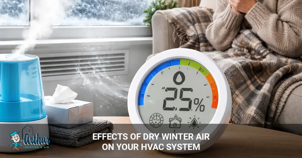 dry winter air HVAC system
