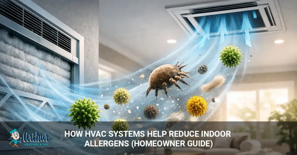 hvac reduce indoor allergens