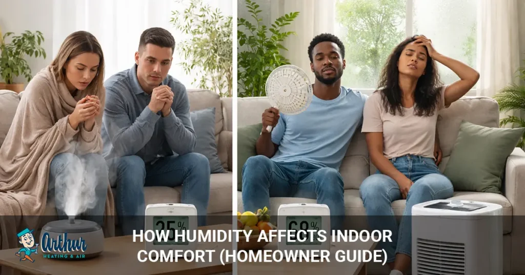 Humidity affects indoor comfort