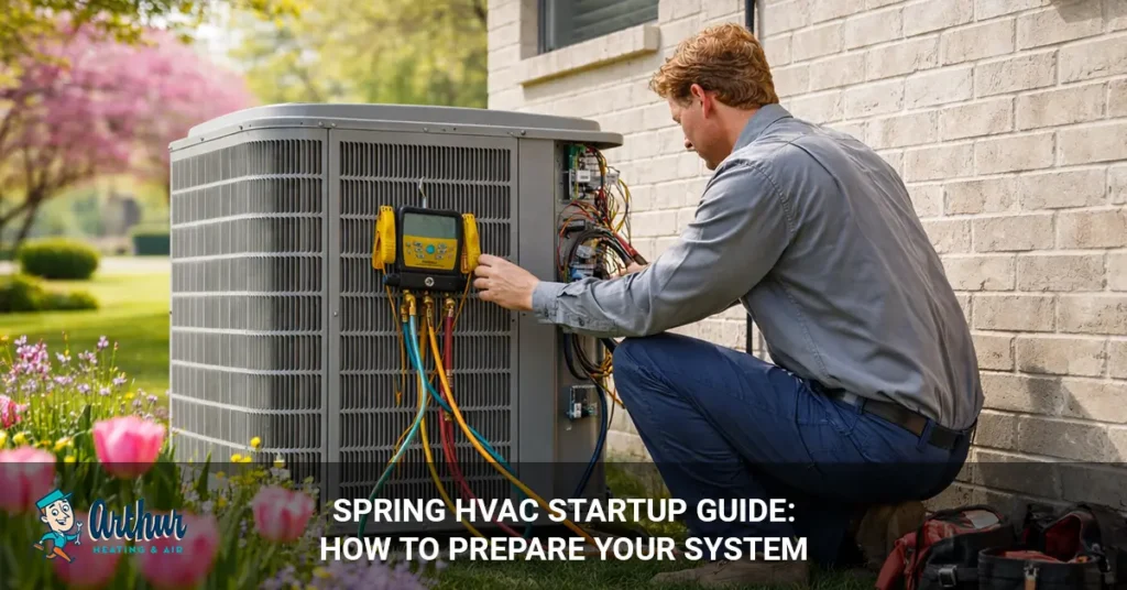 spring HVAC startup