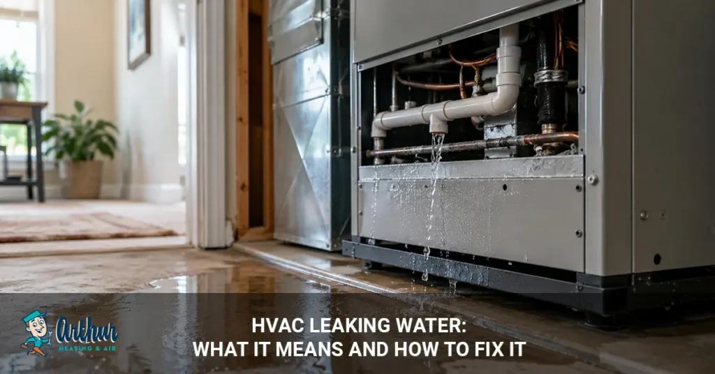 HVAC leaking water
