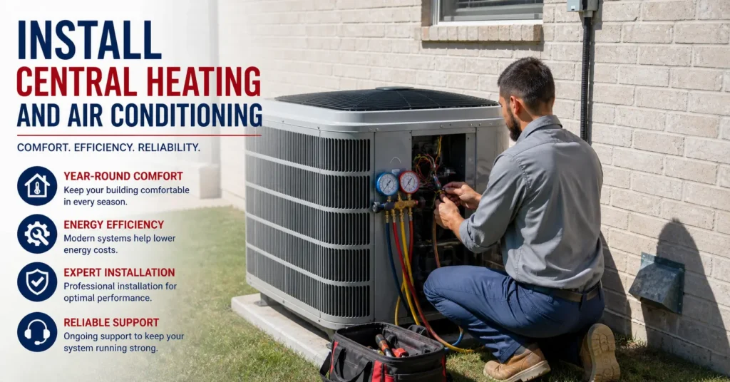 How to Install Central Heating and Air Conditioning