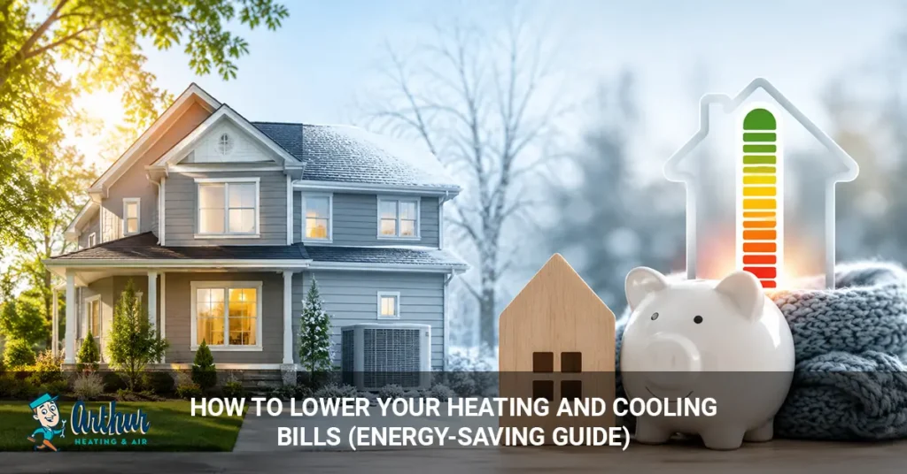 lower heating and cooling bills