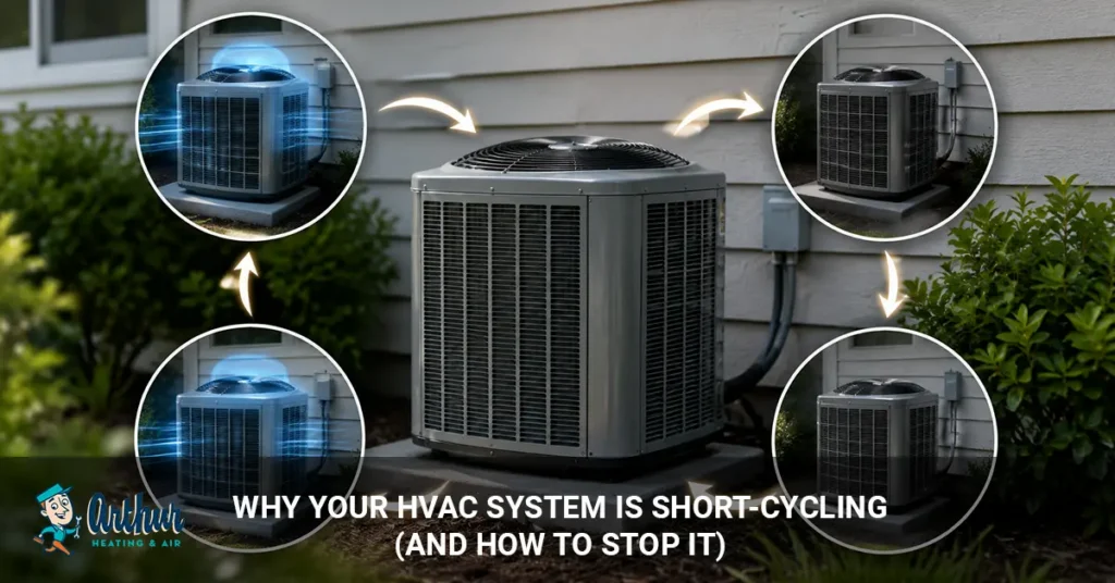 HVAC short cycling